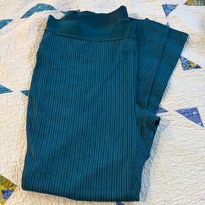 Prana Teal Striped Leggings